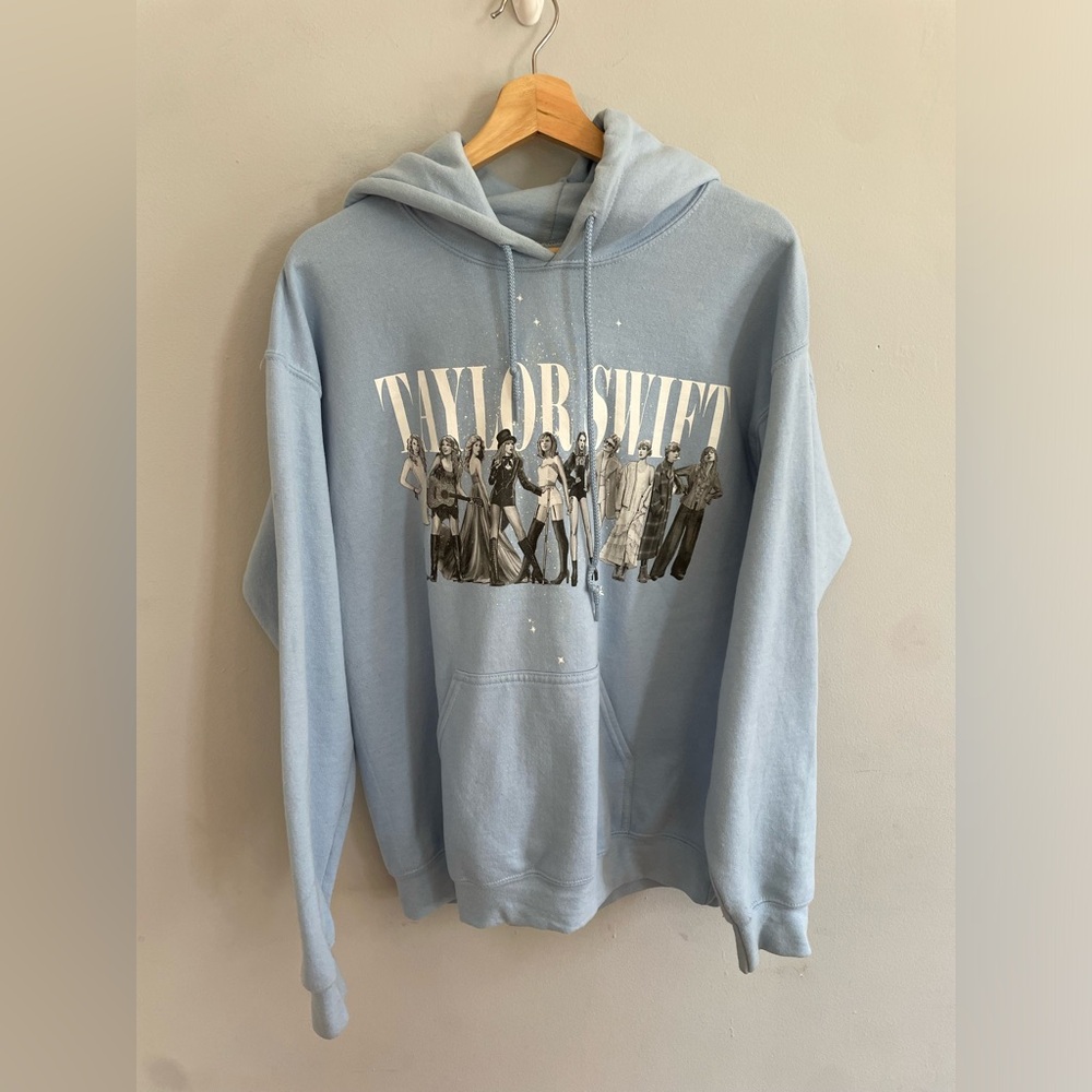 Taylor Swift Hoodie Blue Limited Edition Official Midnights Sweatshirt